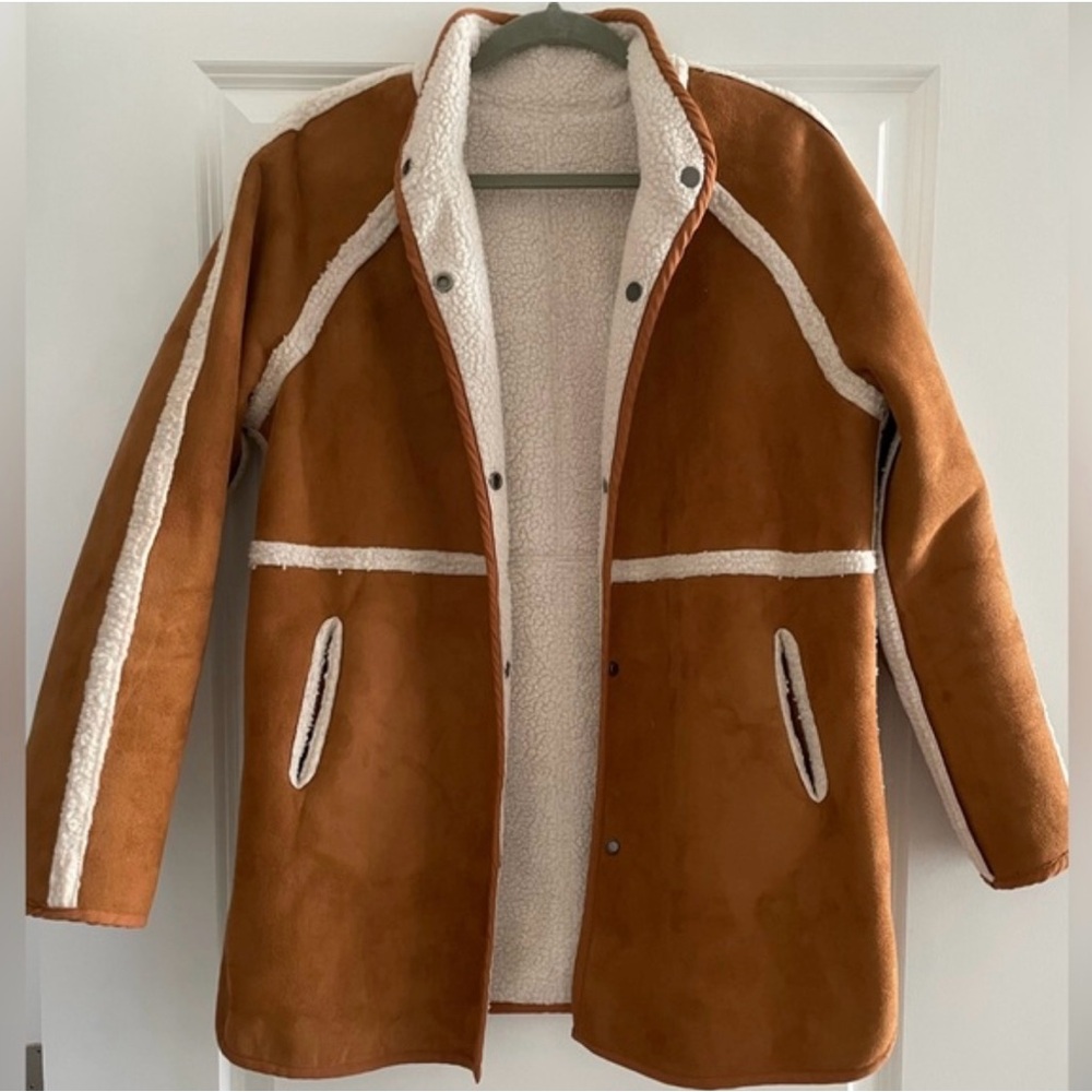 Me Jane Faux suede reversible jacket